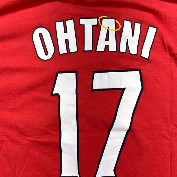 California Angels Shohei Ohtani #17 Vintage Style T-Shirt XL - Picture 11 of 12